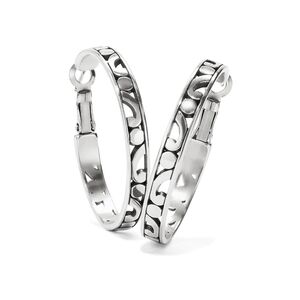 Elegant Silver Hoop Earrings